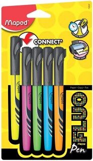 Fluo Peps Pens Asst Colors Pack