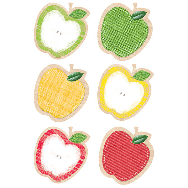 Apples (Upcycle Style) 10 Designer Cut-Outs