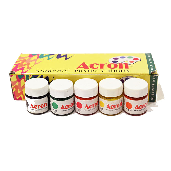 ACRON STUDENTS POSTER COLORS GULLIVER KIT 12PCS PKT PI-APG010-12C