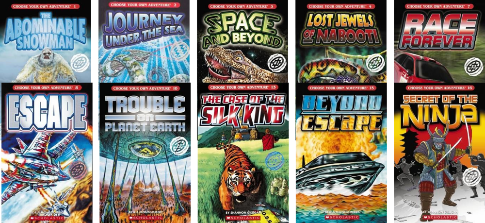 Choose Your Own Adventure Set of 10 Books